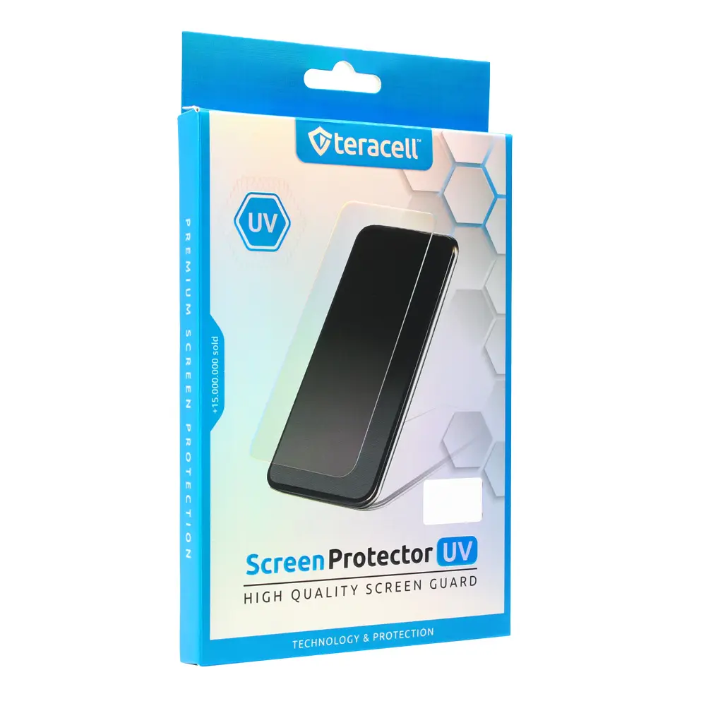 Zastitno Staklo Tempered Glass Premium UV Glue Full Cover + Lampa za Motorola Edge 40 Pro
