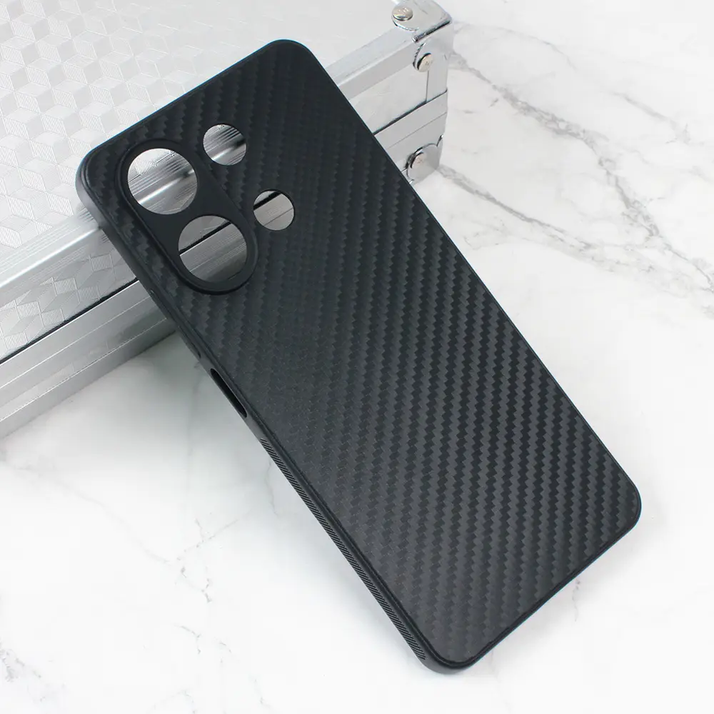 Torbica Carbon Fiber za Xiaomi Redmi Note 13 4G (eu) Crna