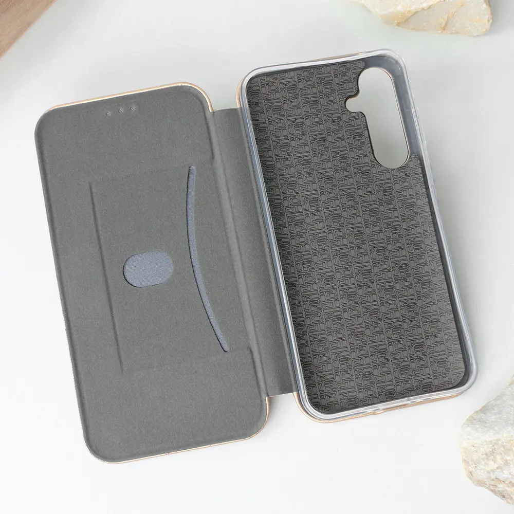 Torbica Teracell Flip Cover za Samsung A556B Galaxy A55 5G Zlatna