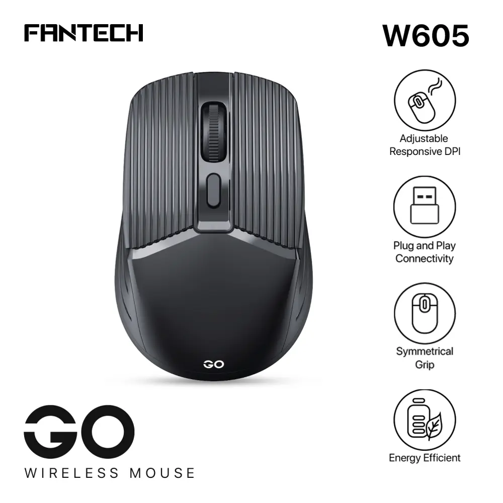 Mis Wireless Fantech W605 GO Crni