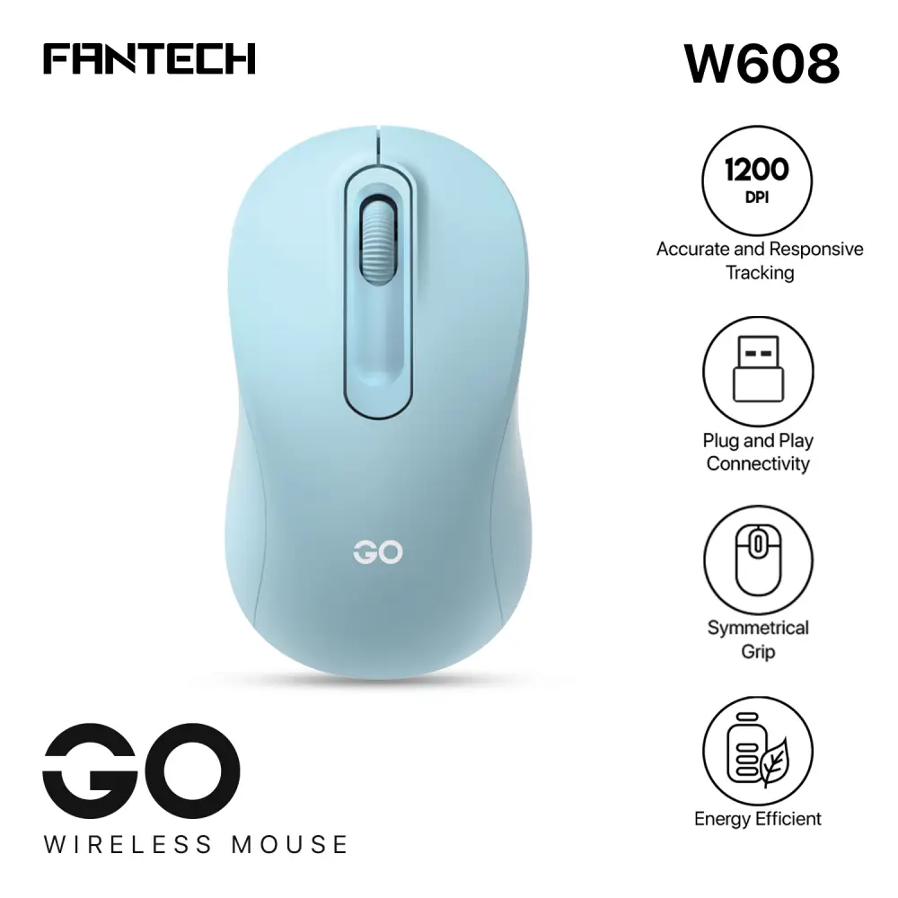 Mis Wireless Fantech W608 GO Plavi