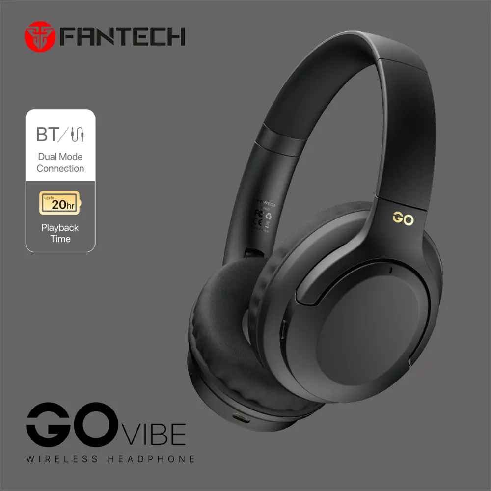 Bluetooth Slusalice Fantech GO Vibe WH05 Crne