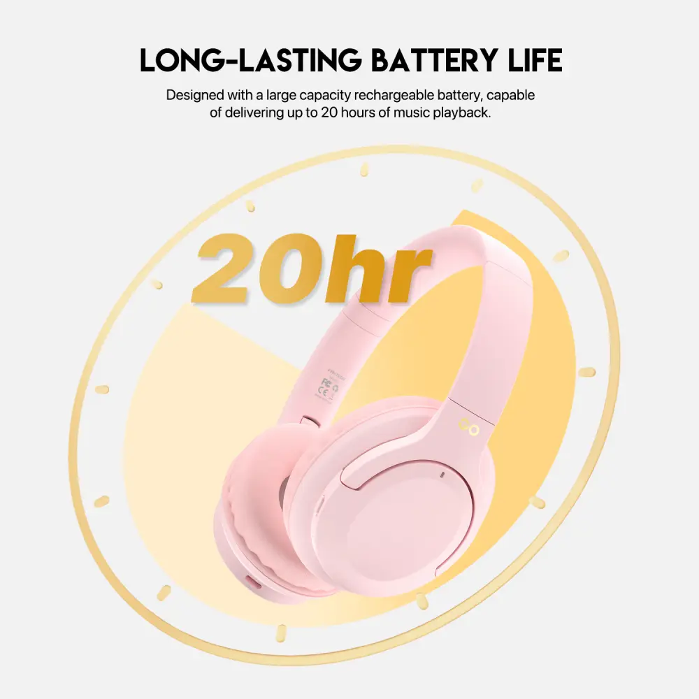 Bluetooth Slusalice Fantech GO Vibe WH05 Pink