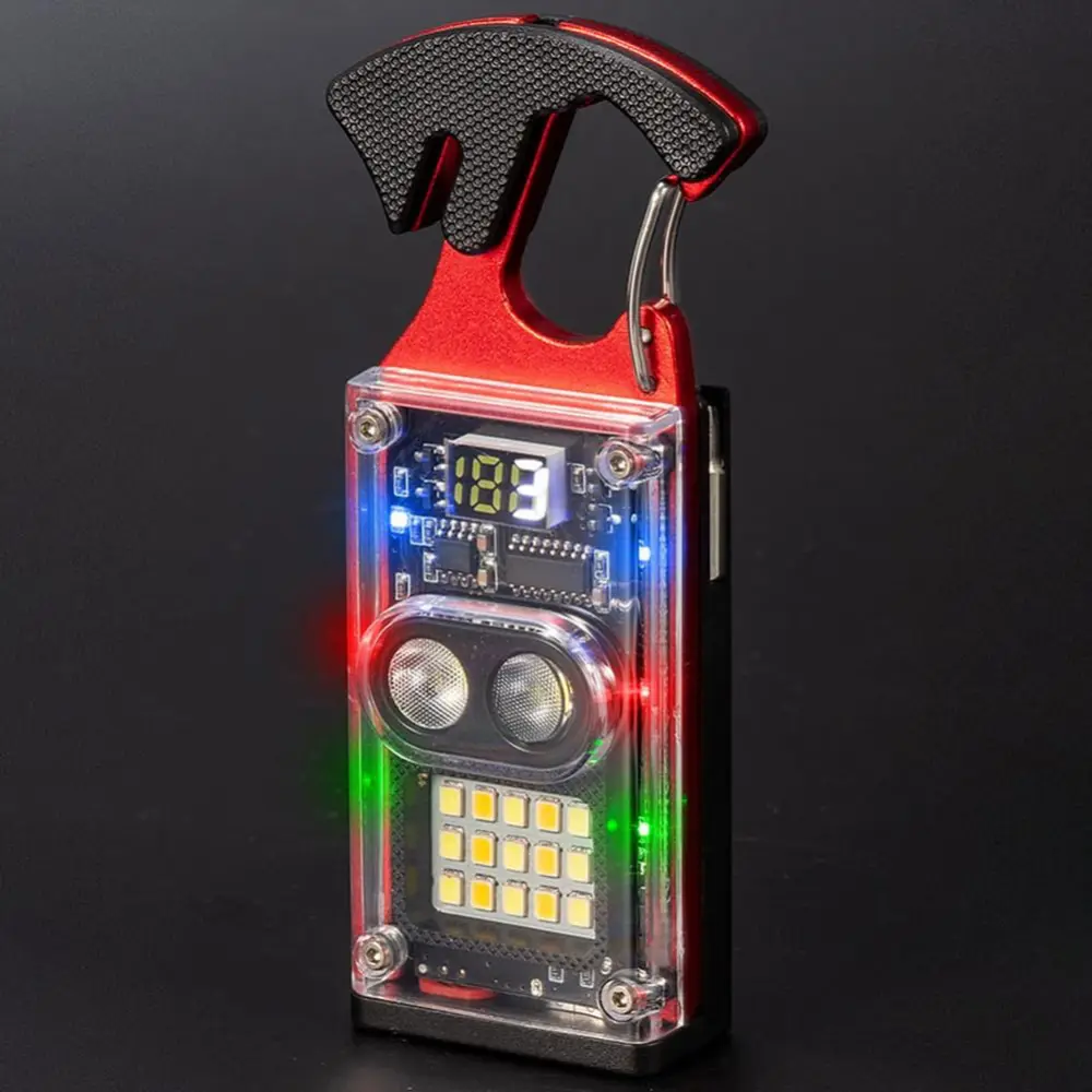 LED Lampa Privezak, Otvarac za Flase sa Upaljacem i Srafcigerima, Crna