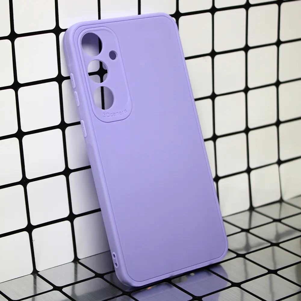 Torbica 3D Camera za Samsung A356B Galaxy A35 5G Ljubicasta