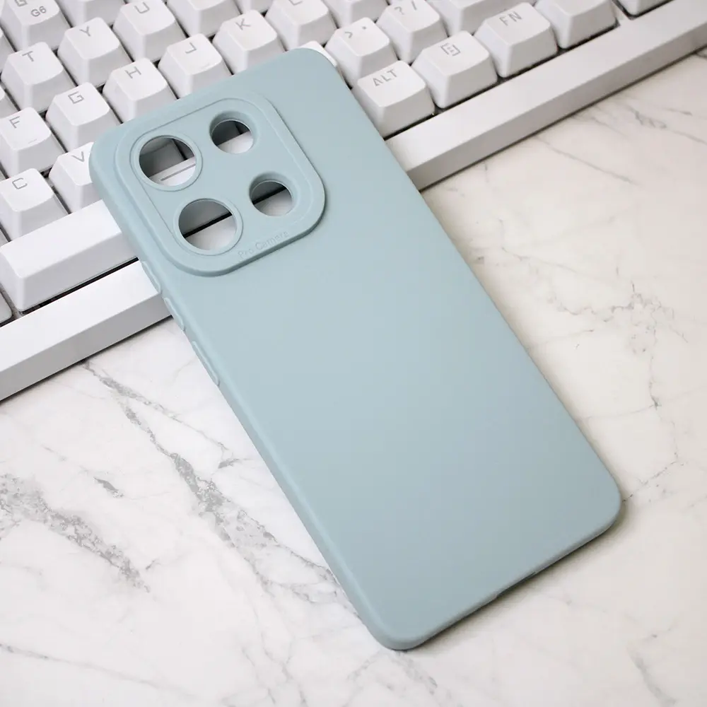 Torbica Silikon Pro Camera za Xiaomi Redmi Note 13 4G (eu) Svetlo Plava