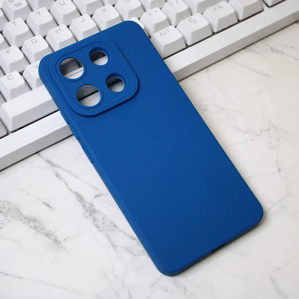 Torbica Silikon Pro Camera za Xiaomi Redmi Note 13 4G (eu) Tamno Plava