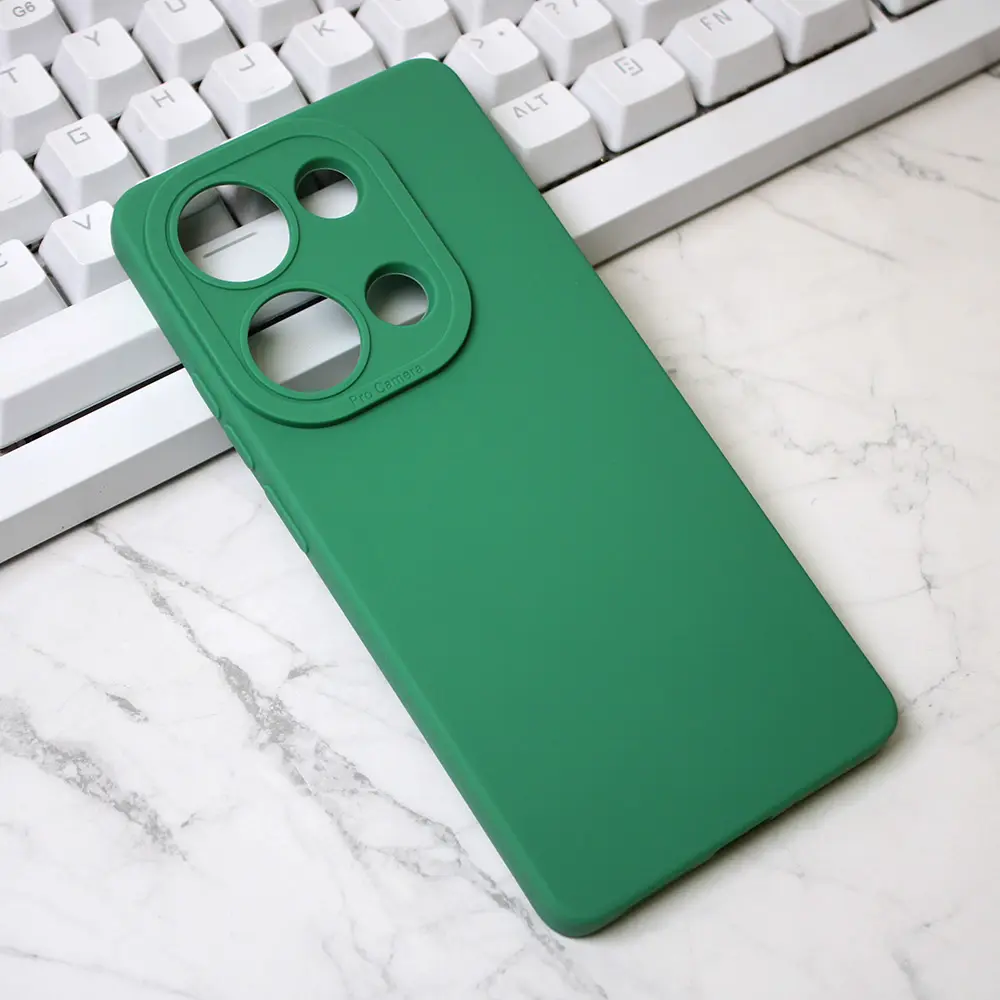 Torbica Silikon Pro Camera za Xiaomi Redmi Note 13 Pro 4G (eu) Zelena