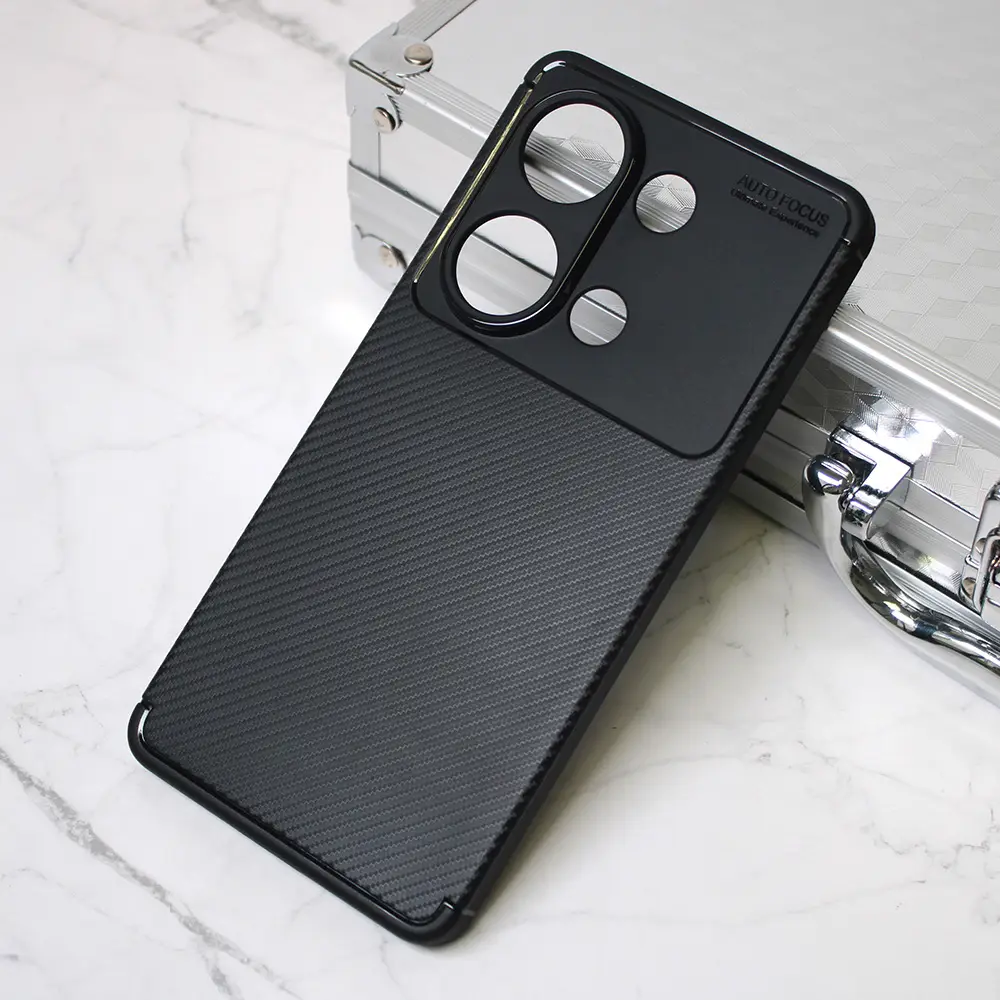 Torbica Defender Carbon za Xiaomi Redmi Note 13 Pro 4G (eu) Crna