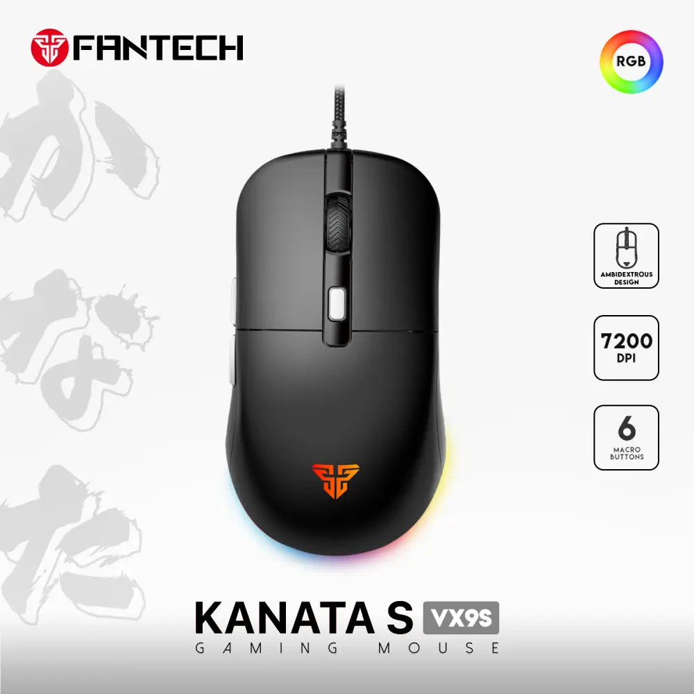 Mis Gaming Fantech VX9S Kanata S Crni