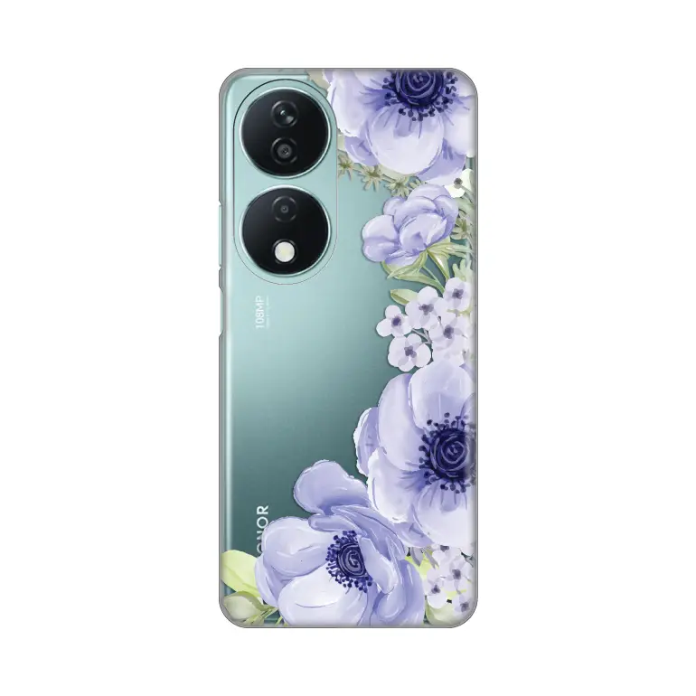Torbica Silikonska Print Skin za Honor X7B Blue Roses