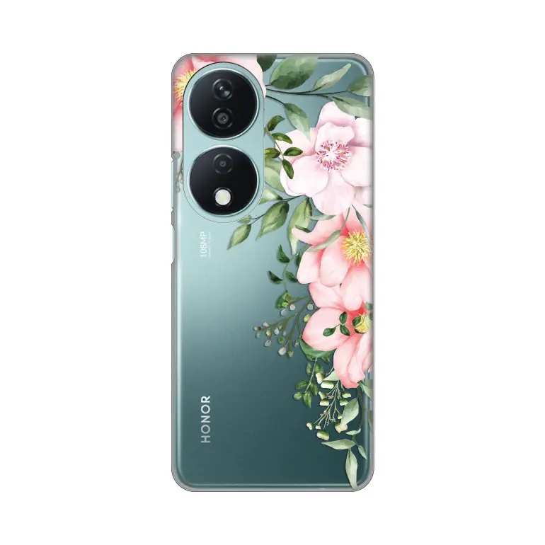 Torbica Silikonska Print Skin za Honor X7B Gentle Rose Pattern