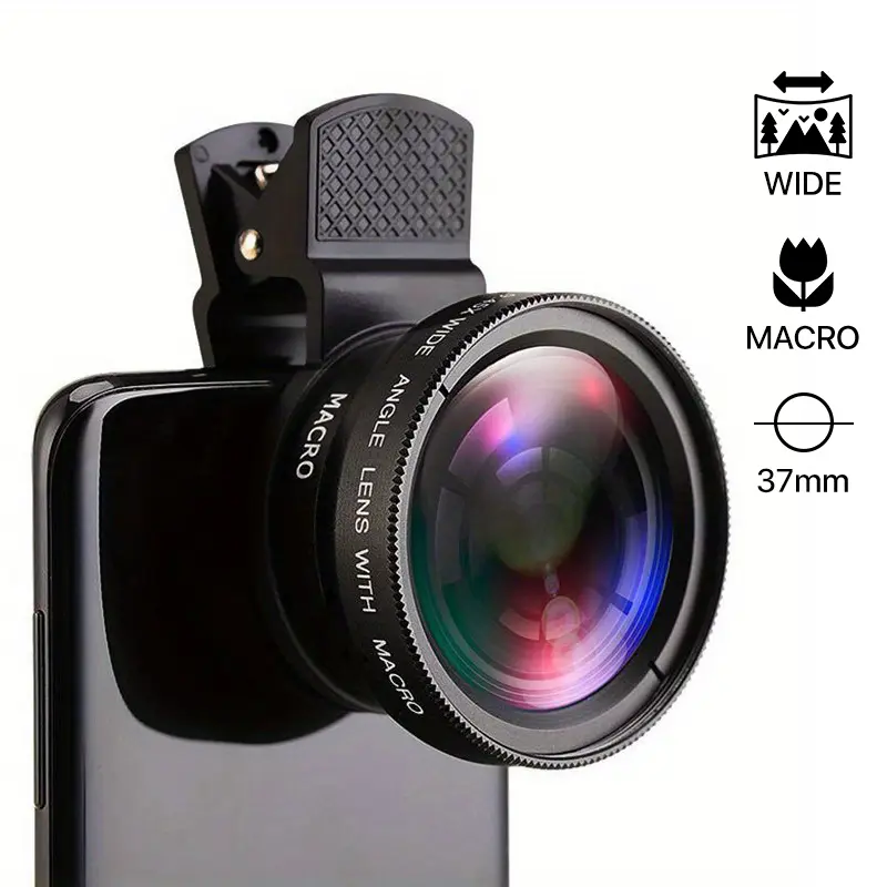 Objektiv za Mobilni Telefon Univerzalni 37MM Crni