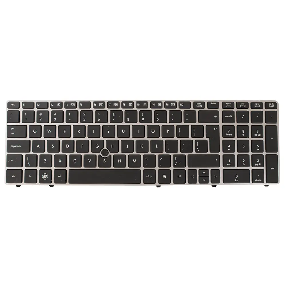 Tastatura za Laptop HP 8560P Veliki Enter Sivi Frame sa Misem