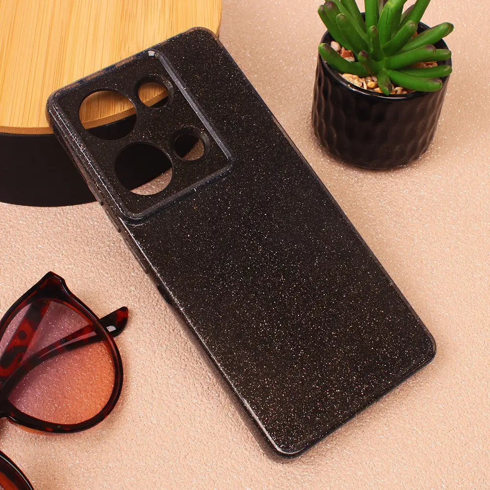 Torbica Sparkle Dust za Xiaomi Redmi Note 13 Pro 4G Crna