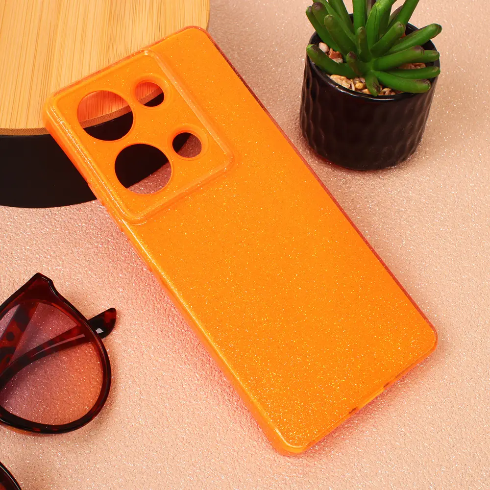 Torbica Sparkle Dust za Xiaomi Redmi Note 13 Pro 4G Narandzasta