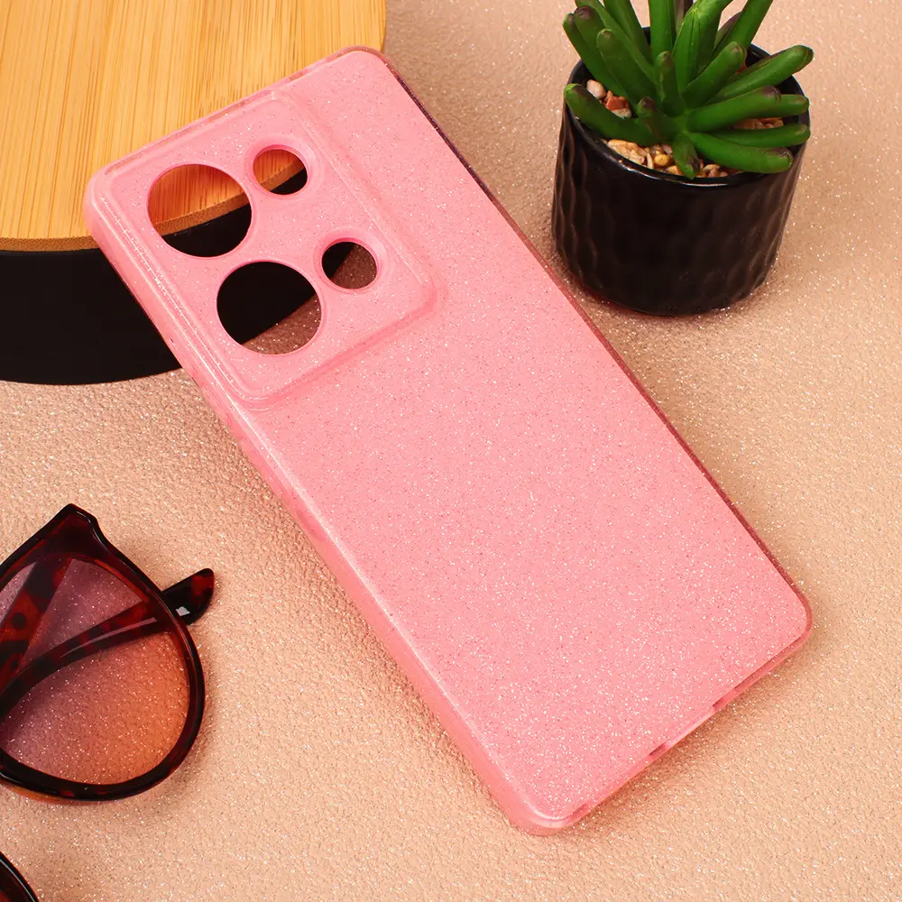 Torbica Sparkle Dust za Xiaomi Redmi Note 13 Pro 4G Roze
