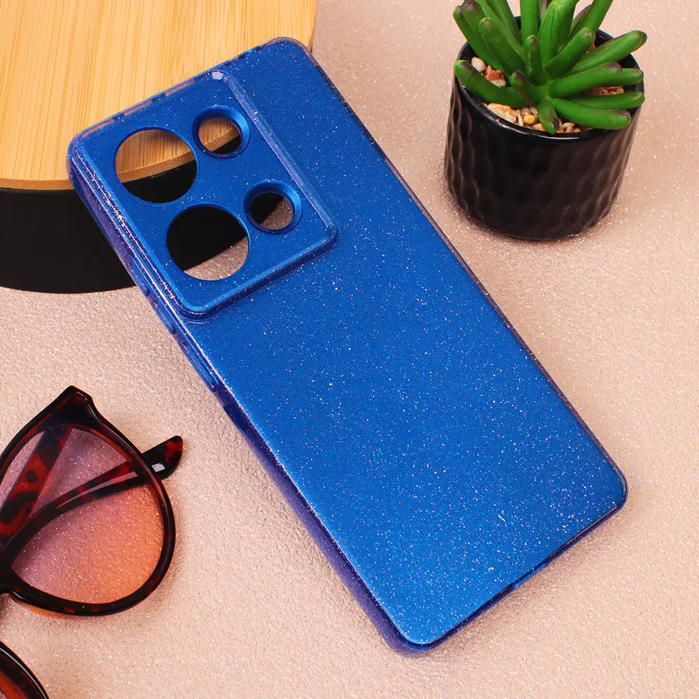 Torbica Sparkle Dust za Xiaomi Redmi Note 13 Pro 4G Tamno Plava