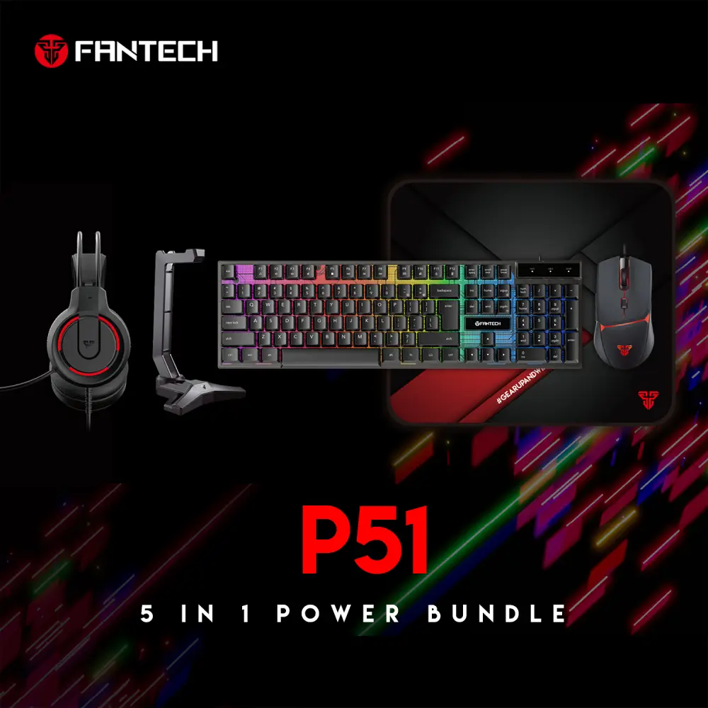 Combo Set Gaming Fantech P51 Power 5U1