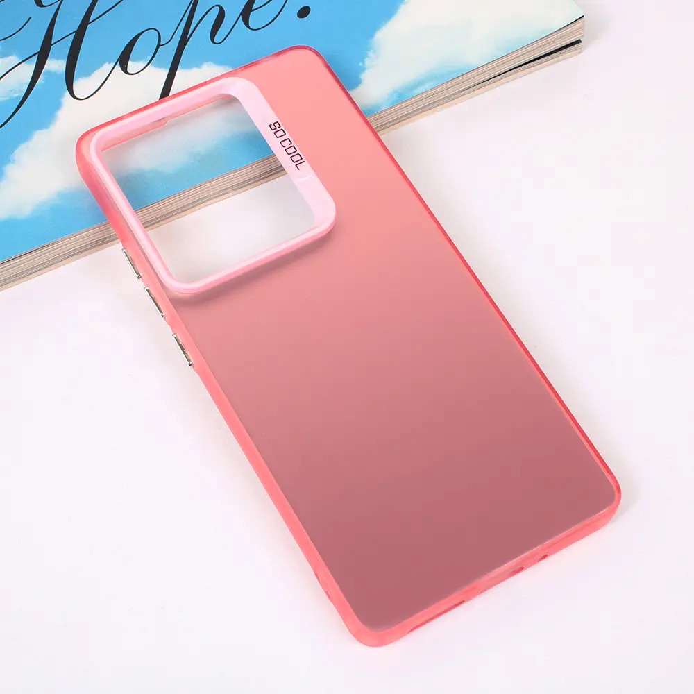 Torbica Clear za Xiaomi Redmi Note 13 Pro 4G Roze