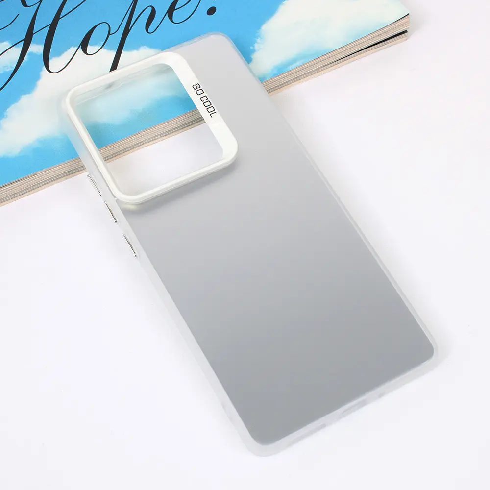 Torbica Clear za Xiaomi Redmi Note 13 Pro 4G Srebrna