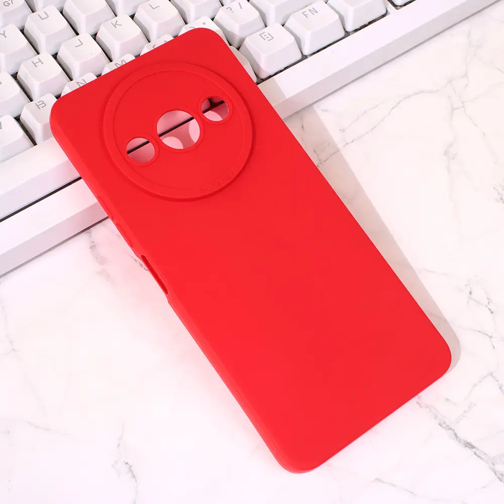 Torbica Silikon Pro Camera za Xiaomi Redmi A3 Crvena
