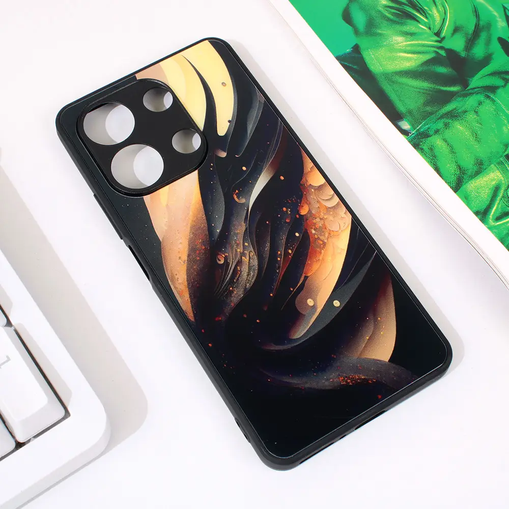 Torbica Abstract za Xiaomi Redmi Note 13 4G Crna