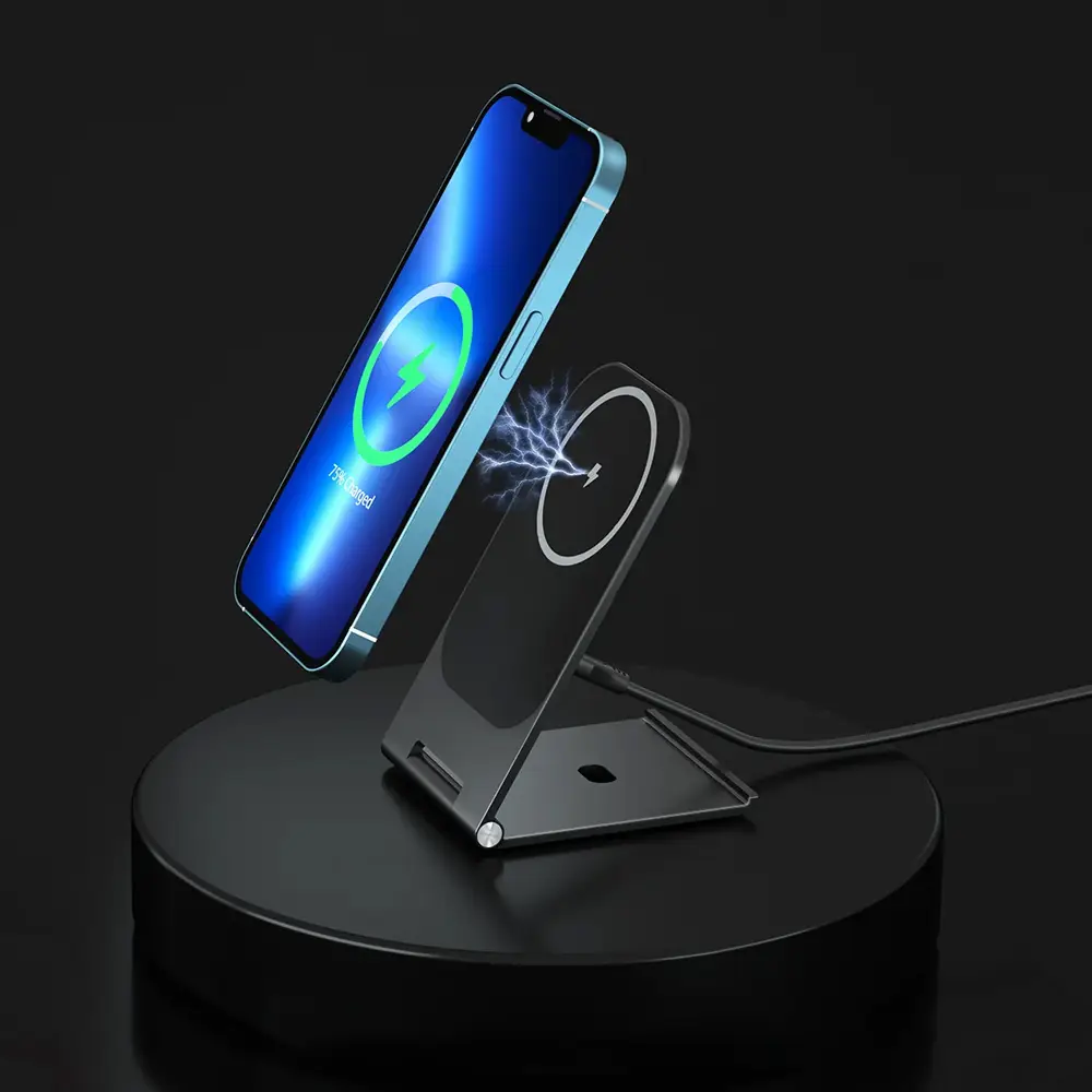 Kucni Punjac Wireless 15W Crni