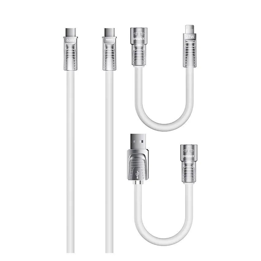 Data Kabl Remax Rcc-168 Lyncharge Series 60W 4-in-1 Zinc Alloy Beli