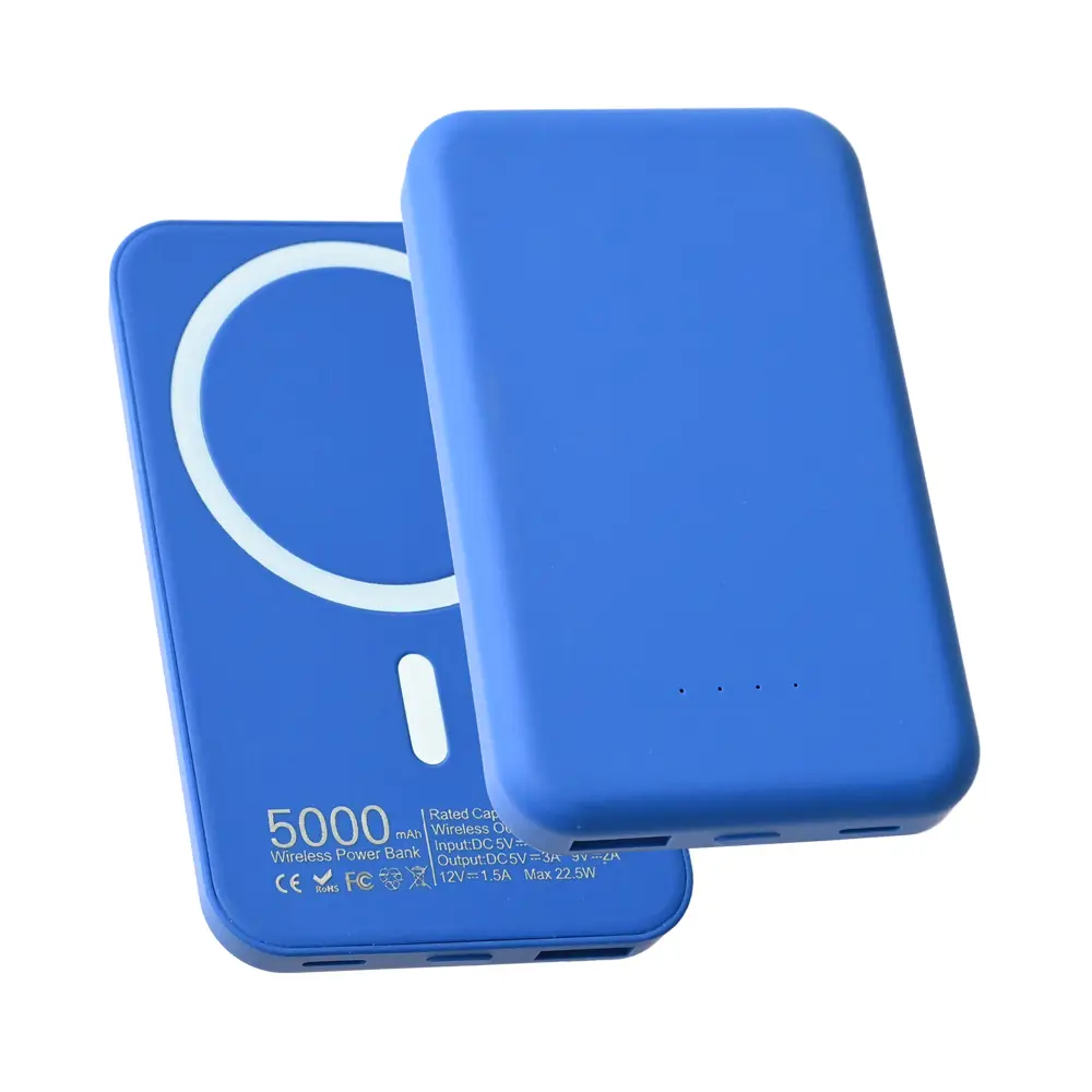Power Bank Prenosiva Baterija Magsafe PD 5000 Mah Plava