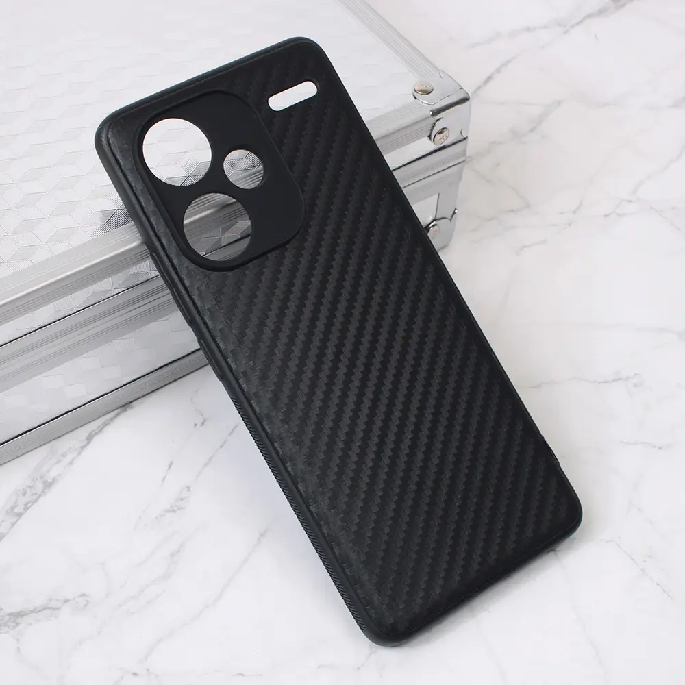 Torbica Carbon Fiber za Xiaomi Redmi Note 13 Pro Plus Crna