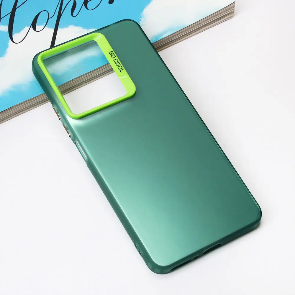 Torbica Clear za Xiaomi Redmi Note 13 4G Zelena
