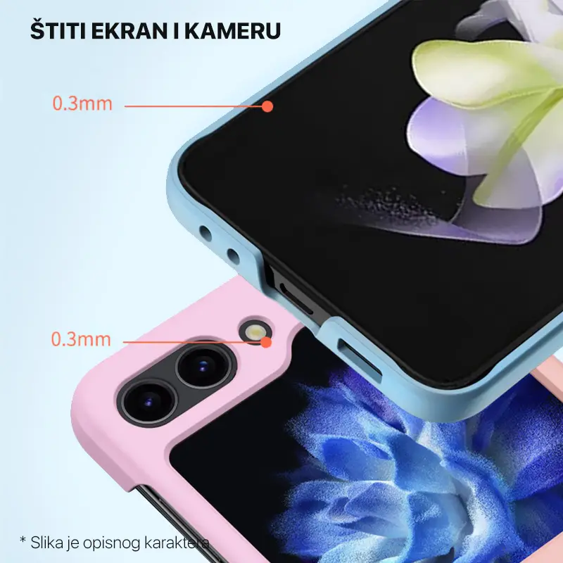 Torbica Elegant Fold za Samsung F741b/f761b Galaxy Z Flip 6/7 FE 5G Bela