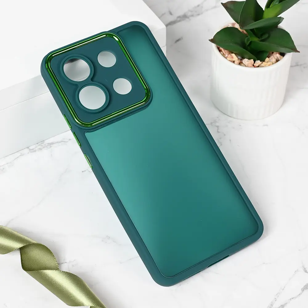 Torbica Shining Camera za Xiaomi Redmi Note 13 Pro 5G (eu) Tamno Zelena
