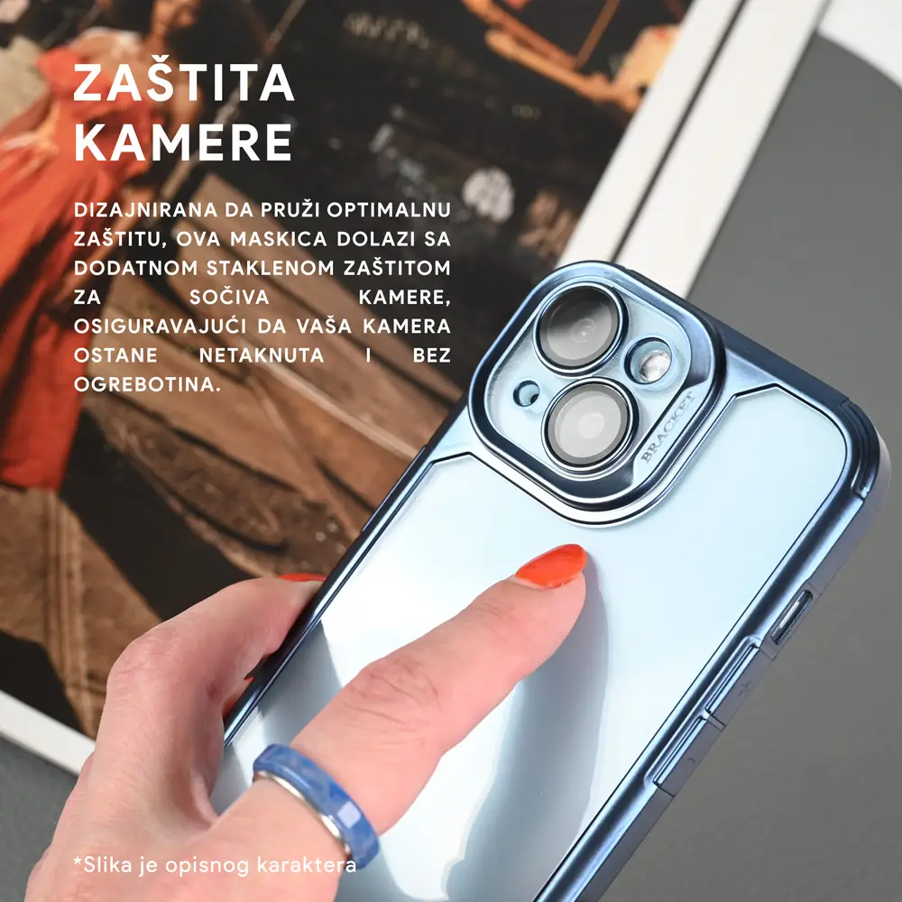 Torbica Bracket za Iphone 14 6.1 Ljubicasta