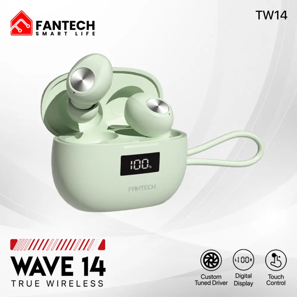 Bluetooth Slusalice Fantech Wave 14 Zelene