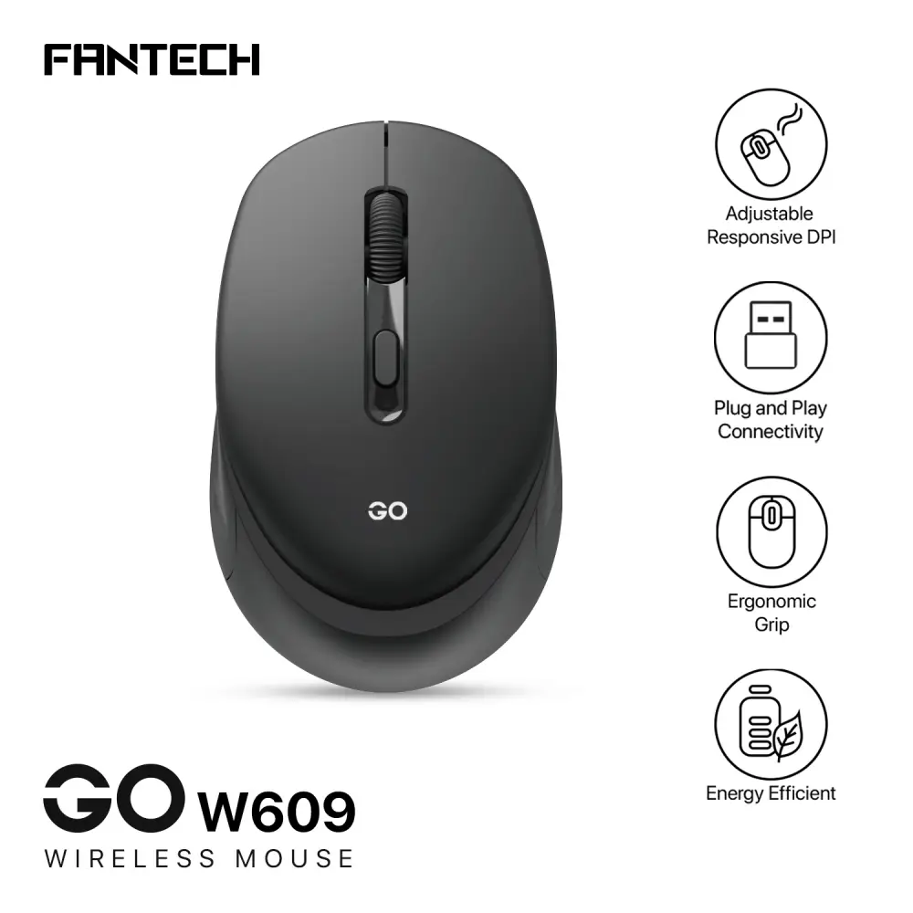 Mis Wireless Fantech W609 GO Crni