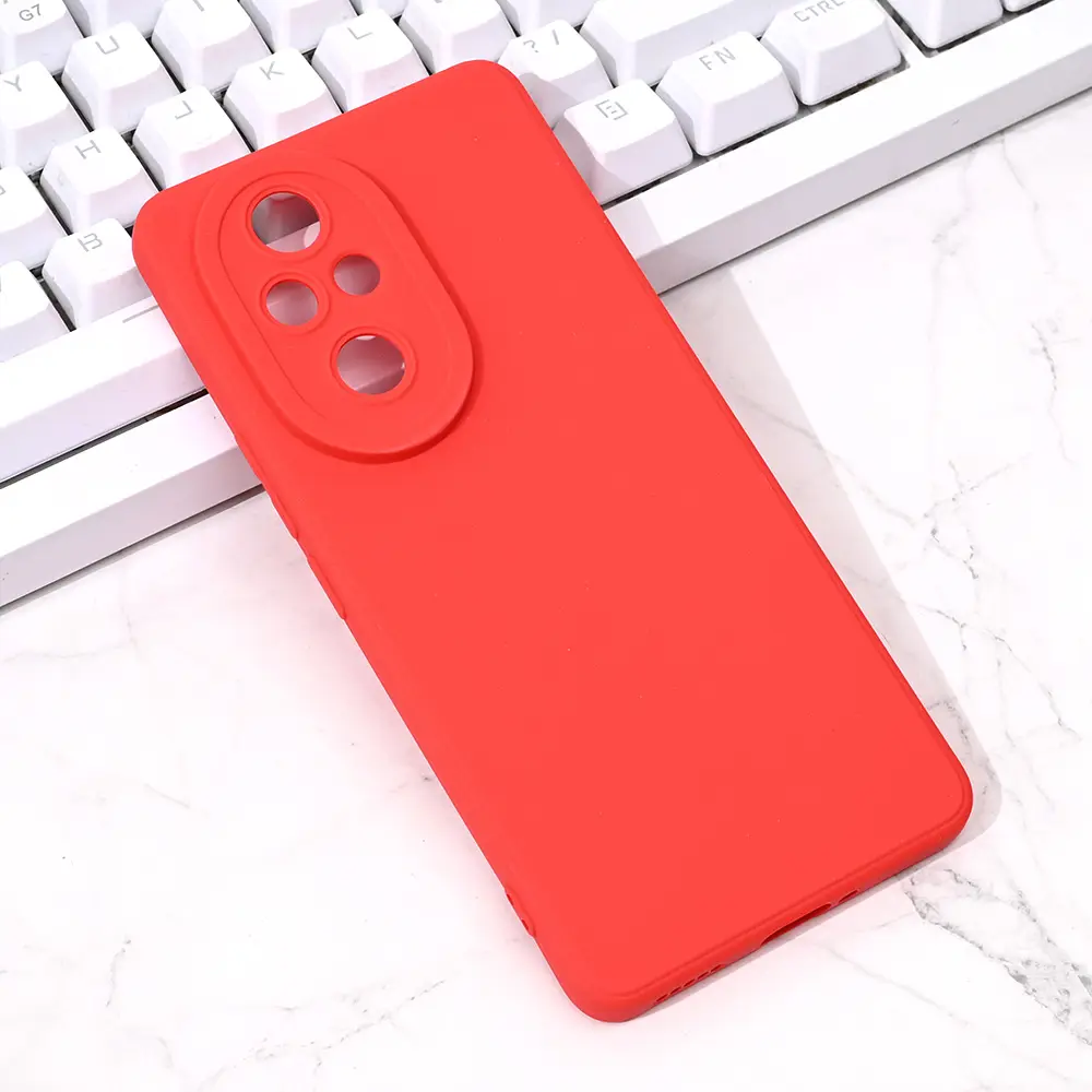 Torbica Silikon Pro Camera za Honor 200 Pro Crvena