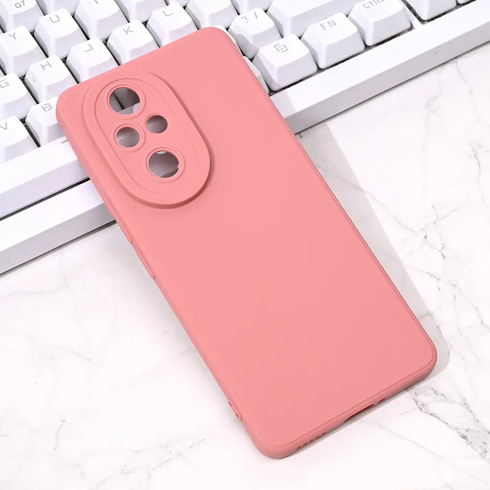 Torbica Silikon Pro Camera za Honor 200 Pro Roze