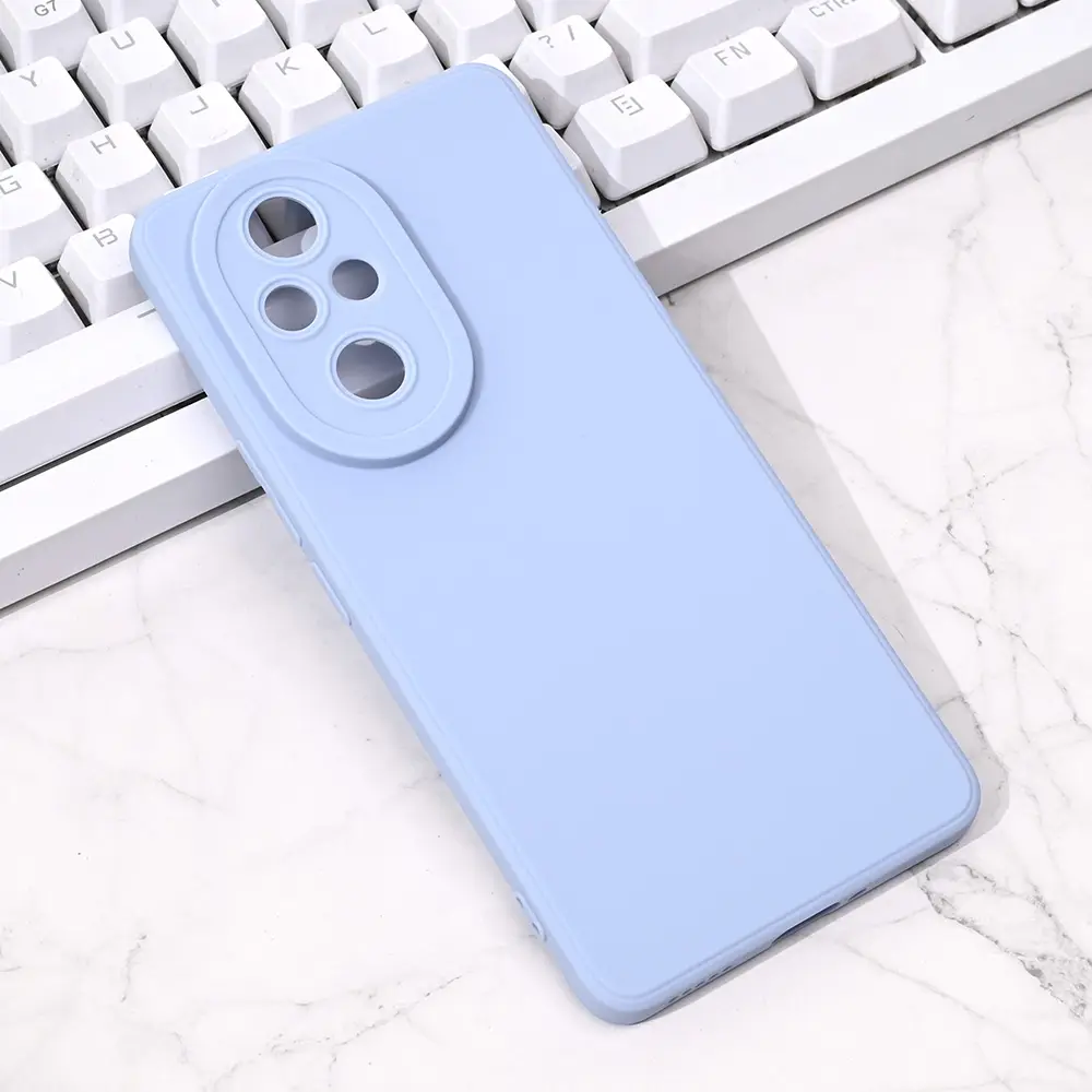 Torbica Silikon Pro Camera za Honor 200 Pro Svetlo Plava