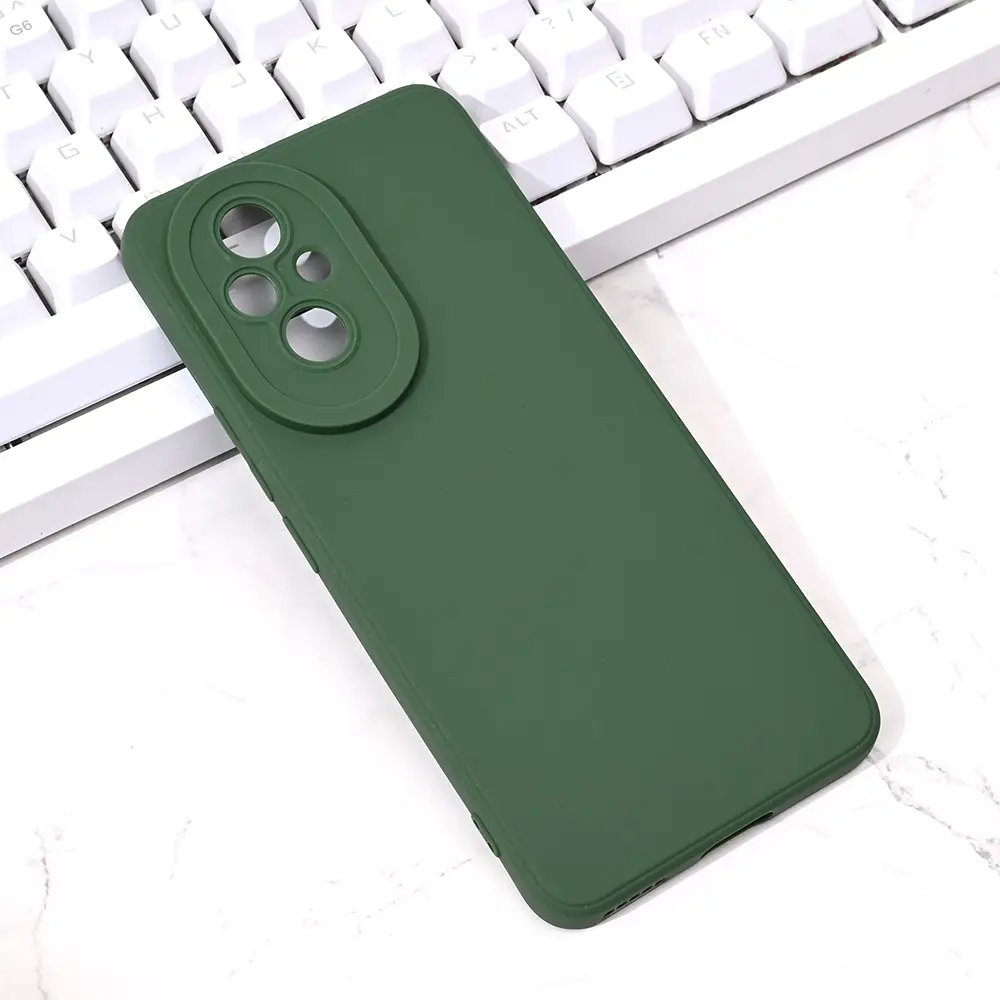 Torbica Silikon Pro Camera za Honor 200 Zelena