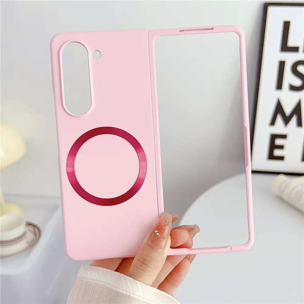 Torbica Magsafe Magnetic Shockproof za Samsung F956B Galaxy Z Fold 6 5G Roze
