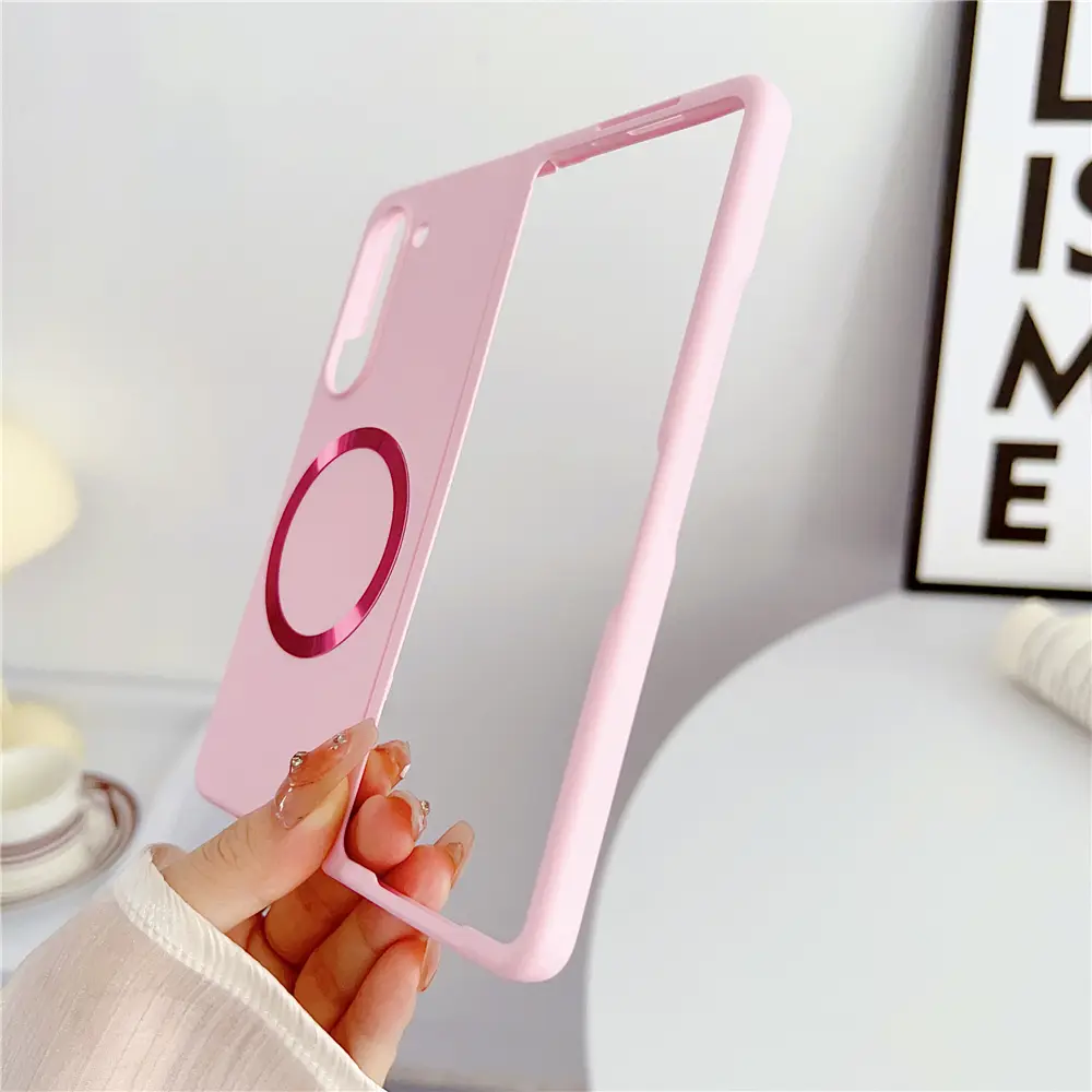 Torbica Magsafe Magnetic Shockproof za Samsung F956B Galaxy Z Fold 6 5G Roze