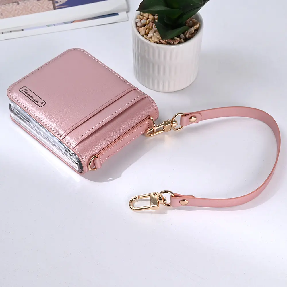 Torbica Hanman Canvas ORG za Samsung F741b/f761b Galaxy Z Flip 6/7 FE 5G Roze
