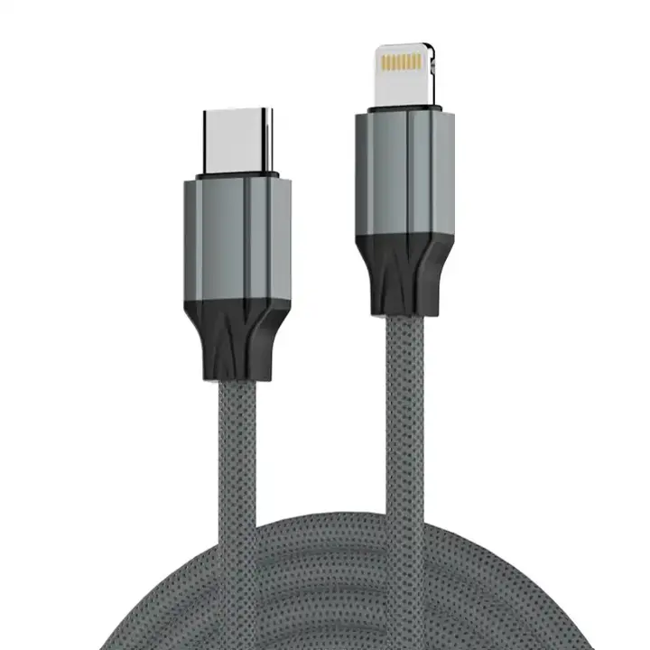 Data Kabl Ldnio Lc442i 30w, Type C na Iphone Lightning Sivi 2M