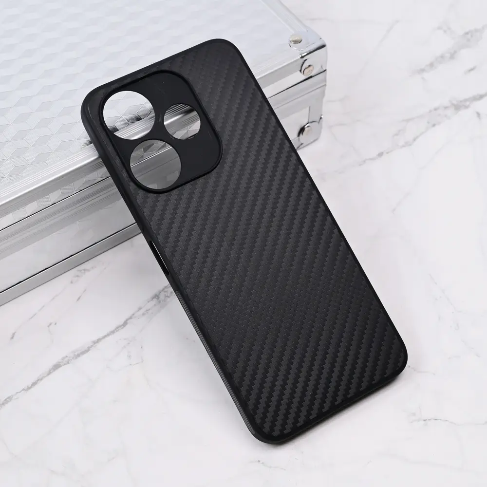 Torbica Carbon Fiber za Xiaomi Redmi 13 Crna