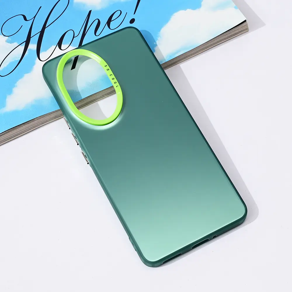Torbica Clear za Honor 200 Pro Zelena