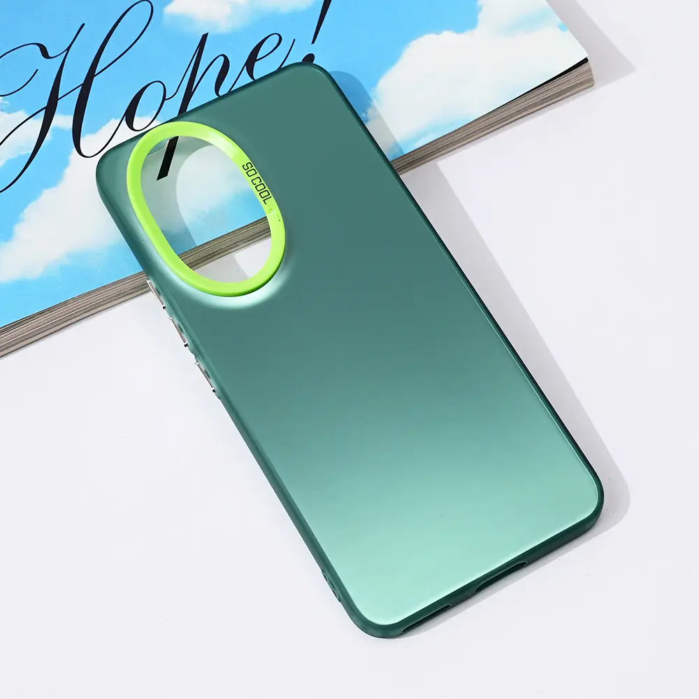 Torbica Clear za Honor 200 Zelena