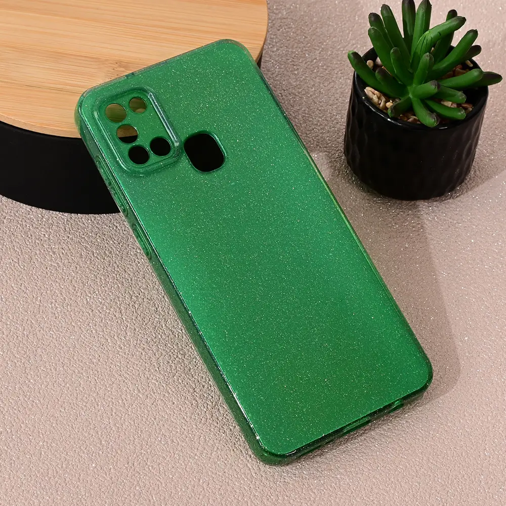 Torbica Sparkle Dust za Samsung A217F Galaxy A21S Zelena