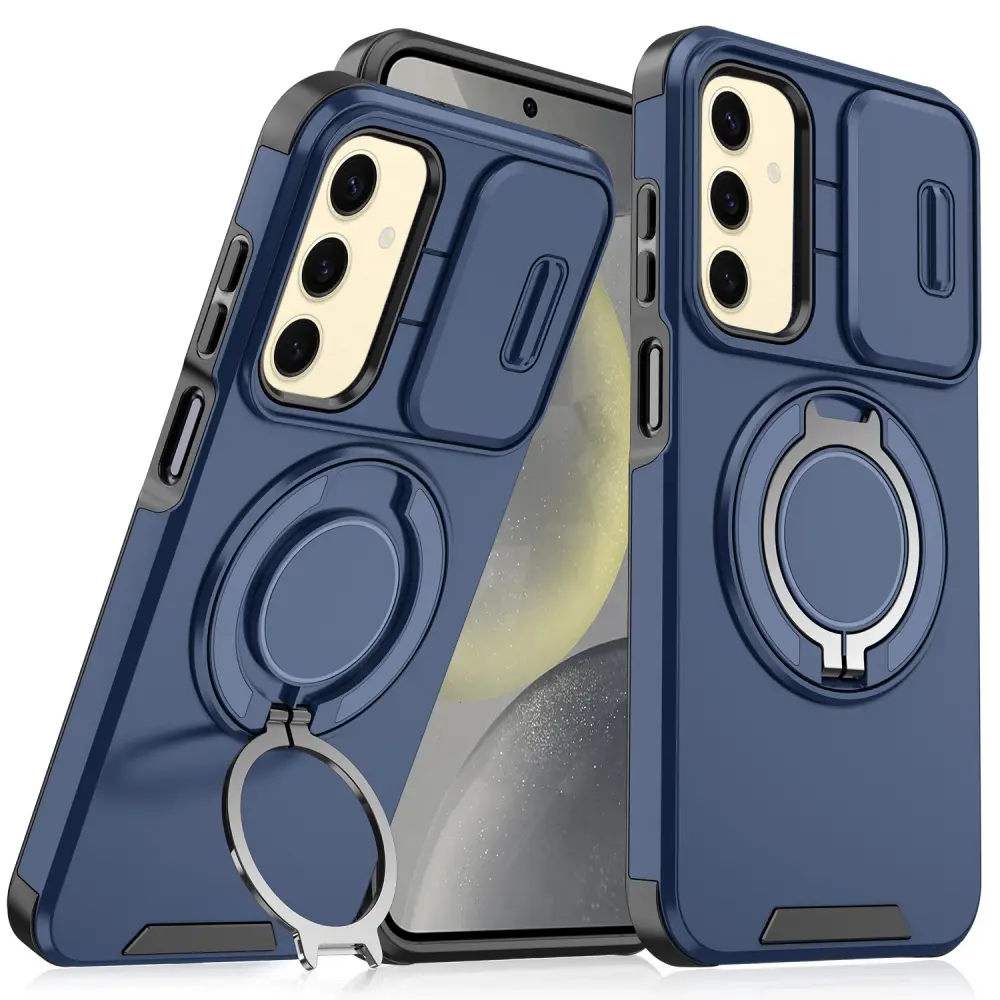 Torbica Camshield Ring Stand za Samsung S921B Galaxy S24 Plava